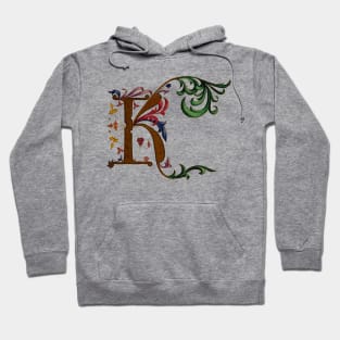 Illuminated Initial K Hoodie